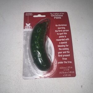 NEW Christmas Tree Pickle Ornament German Holiday Hide & Find Tradition Fun Game